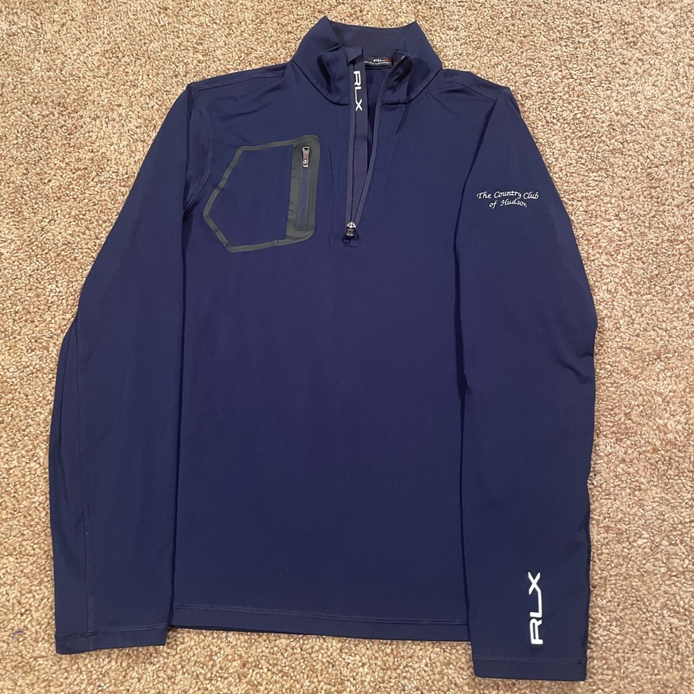 RLX golf performance quarter zip pullover
